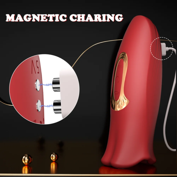 10 Bite Modes Nipple Clit Sucker Vibrator for Women Tongue Licking Sucking Stimulator Masturbator Vagina Sex Toys for Adult
