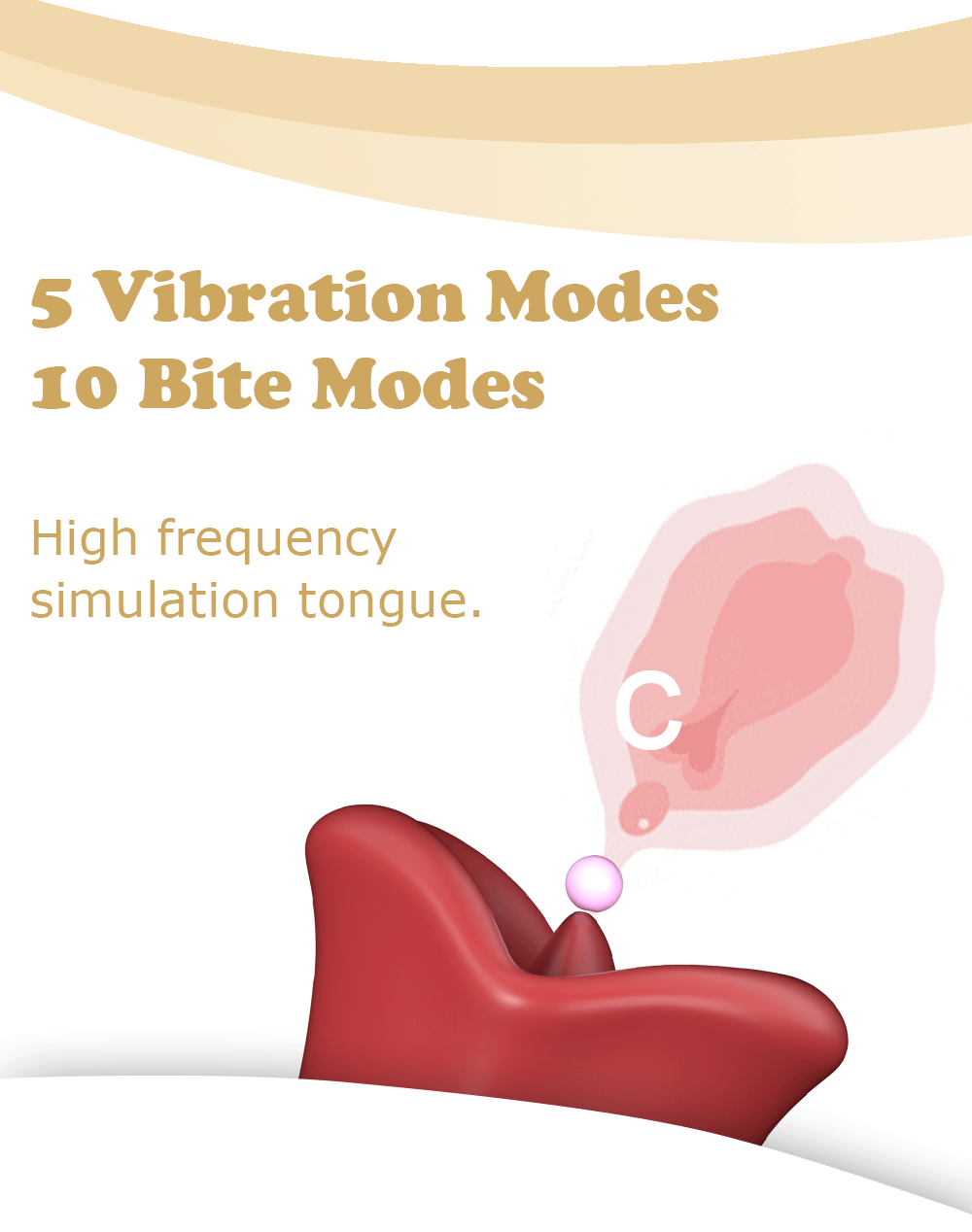 10 Bite Modes Nipple Clit Sucker Vibrator for Women Tongue Licking Sucking Stimulator Masturbator Vagina Sex Toys for Adult