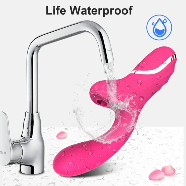 Powerful Clitoral Sucking Dildo Vibrator Female For Women Tongue Licking Sucker Clitoris Stimulator Sex Toys Goods for Adults 18