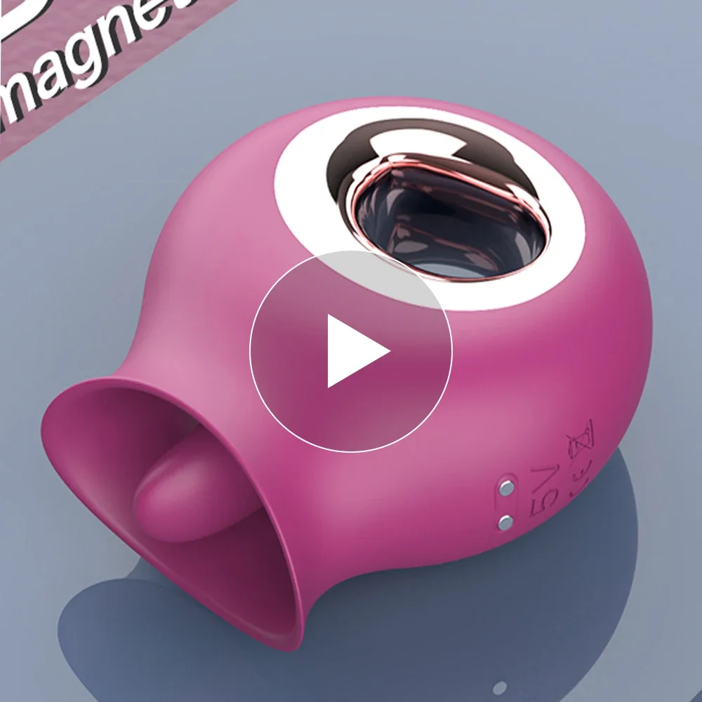Oral Sucking Vibrator 9 Speeds Licking Vibrating Rose Sex Toys for Women Tongue Nipple Clitoral Stimulator Female Masturbation