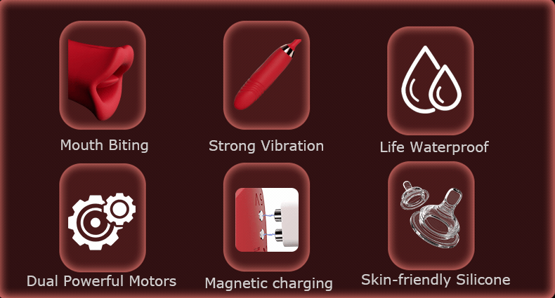 Biting Oral Mouth Thrusting Telescopic Vibrator for Women Sucking Dildo Tongue G-spot Nipple Clit Anal Stimulation Sex Toys 18