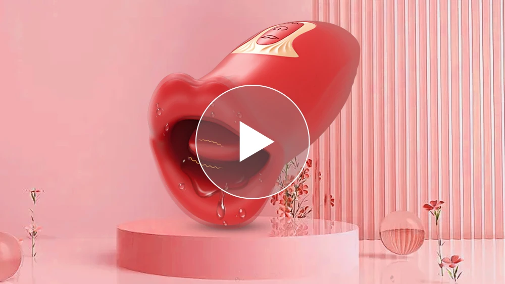 Biting Oral Mouth Thrusting Telescopic Vibrator for Women Sucking Dildo Tongue G-spot Nipple Clit Anal Stimulation Sex Toys 18
