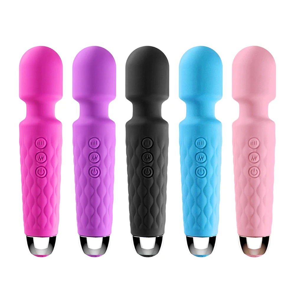 Powerful Clitoris Stimulation Adult Personal Silicone Sex Toy Magic Av Wand Massager Dildo Masturbator Vibrator For Women Female