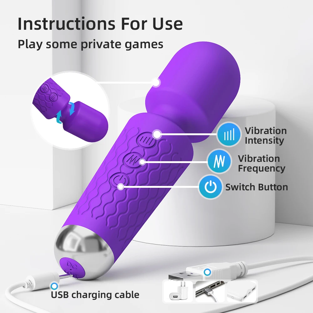 Wireless Dildos AV Vibrator Magic Wand for Women Clitoris Stimulator G Spot Massager Vibrator Female Masturbator Adult Sex Toys Wireless Dildos AV Vibrator Magic Wand for Women Clitoris Stimulator G Spot Massager Vibrator Female Masturbator Adult Sex Toys