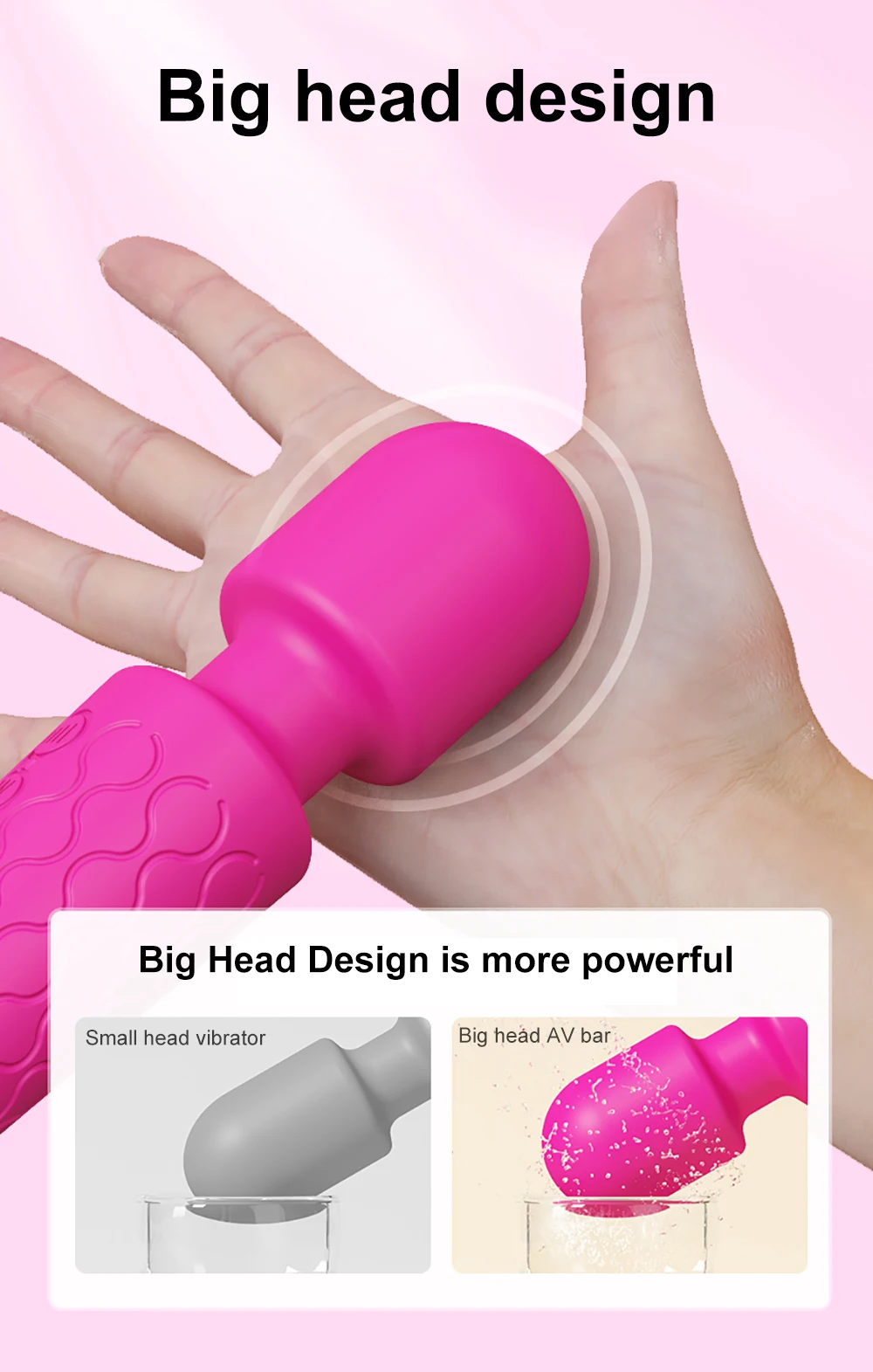 Wireless Dildos AV Vibrator Magic Wand for Women Clitoris Stimulator G Spot Massager Vibrator Female Masturbator Adult Sex Toys Wireless Dildos AV Vibrator Magic Wand for Women Clitoris Stimulator G Spot Massager Vibrator Female Masturbator Adult Sex Toys