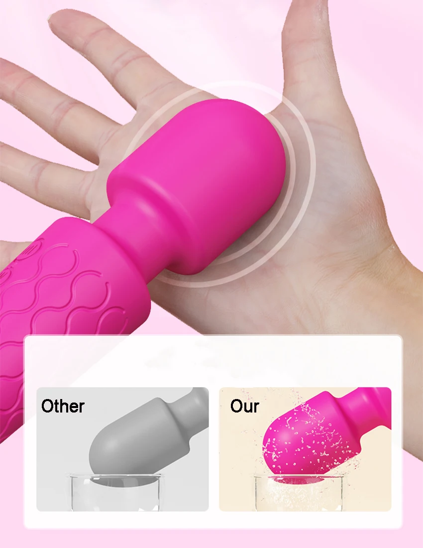 20 Modes Powerful Vibration Mini Vibrator Sex Toys AV Magic Stick Massager Clitoris G-Spot Vibrators For Women Erotic Adults 18+