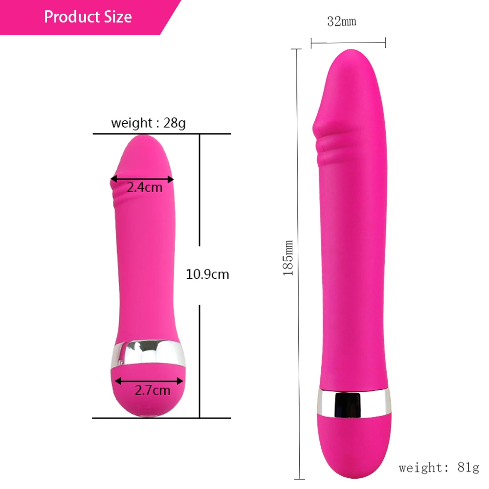Realistic Dildo Mini Vibrator Magic Massager Wand Vaginal Clitoris Stimulator G Spot Silicone Adult Sex Toys for Woman Couples