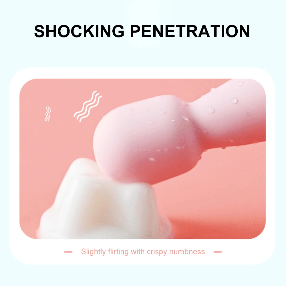10 Modes Strong Vibration Mini Vibrator Magic Stick USB Charging Massager Clitoris G-Spot Vibrators Sex Toy For Women Adults 18 10 Modes Strong Vibration Mini Vibrator Magic Stick USB Charging Massager Clitoris G-Spot Vibrators Sex Toy For Women Adults 18