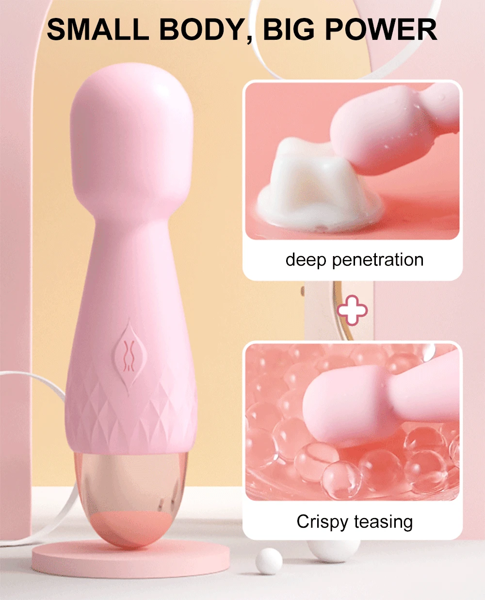 10 Modes Strong Vibration Mini Vibrator Magic Stick USB Charging Massager Clitoris G-Spot Vibrators Sex Toy For Women Adults 18 10 Modes Strong Vibration Mini Vibrator Magic Stick USB Charging Massager Clitoris G-Spot Vibrators Sex Toy For Women Adults 18