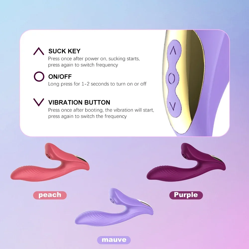Sucking G-spot Vibrator Female Dildo Stick Clitoris Stimulation Vacuum Suction Vagina Massager Masturbation Sex Toys for Adult