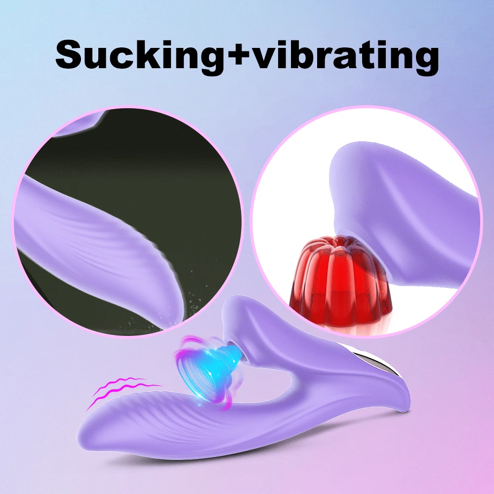 Sucking G-spot Vibrator Female Dildo Stick Clitoris Stimulation Vacuum Suction Vagina Massager Masturbation Sex Toys for Adult