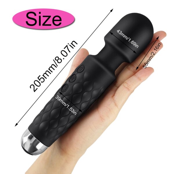 Powerful Magic Wand Vibrators for women Clitoris Stimulator AV Stick G Spot Massager Female Masturbator Sex Toys for Woman