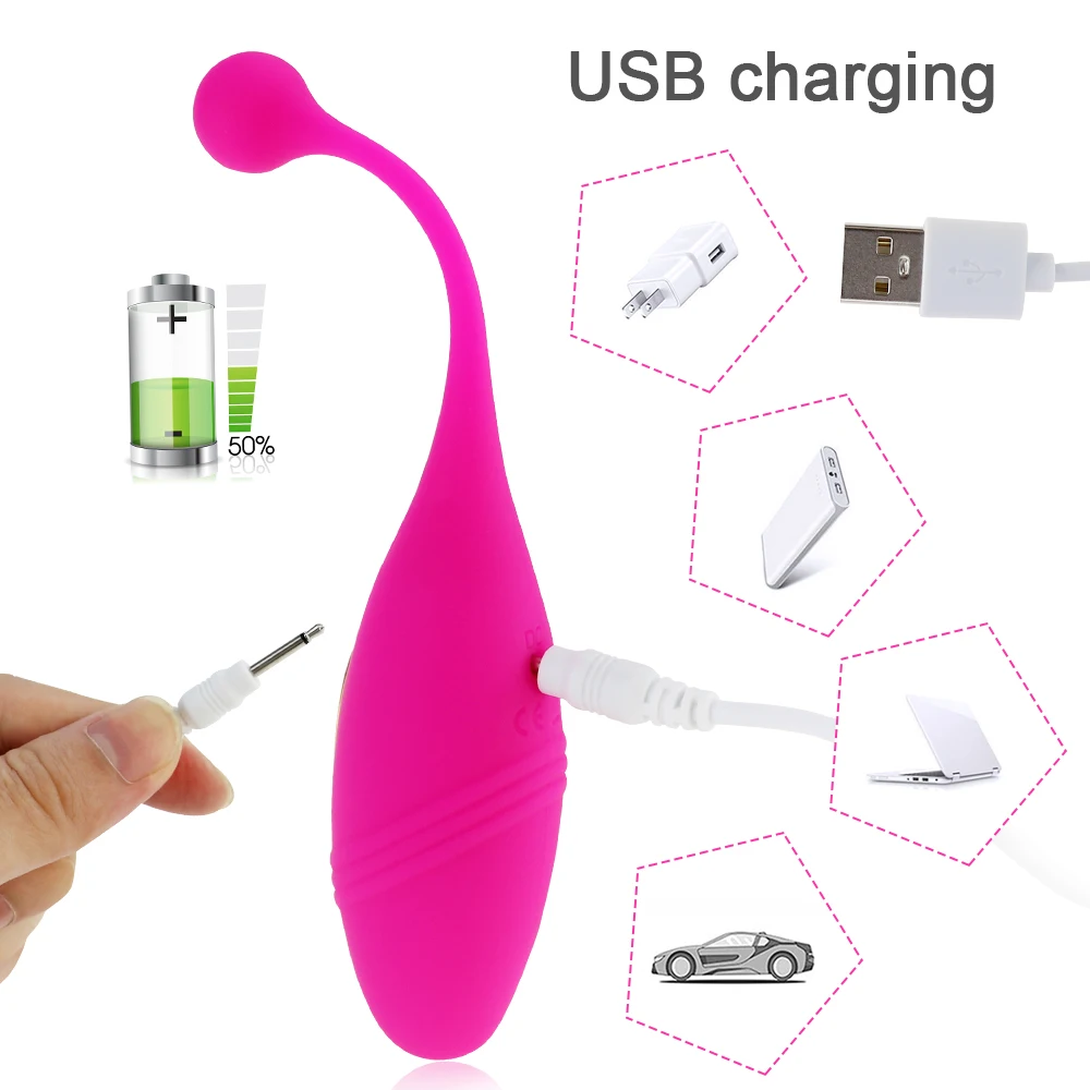 Remote Control Vibrator 10 Modes Wireless Vibrat USB Charging Panties Vibrating Balls G Spot Stimulator Adult Sex Toy Clitoris