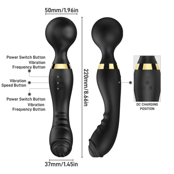 Powerful Wand Vibrators for Women Dildos AV Vibrator Magic Wand G Spot Massager Sex Toys Clitoris Stimulator Big AV for Adult 18