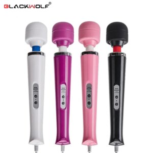 New 10 Speeds Magic Wand Massager Big Magic Wand Massage Stick AV Vibrators Sexy Clit Vibrator Sex Toys for Women European plug