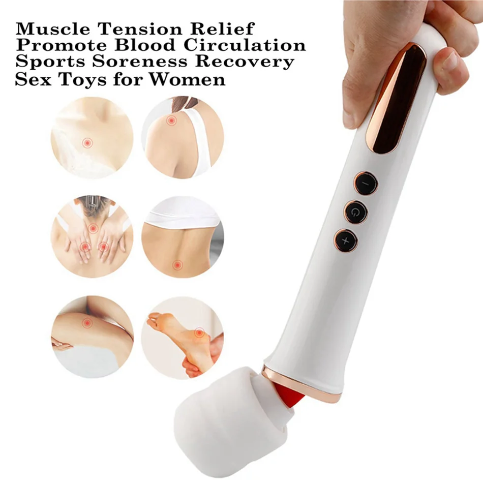 New 10 Speeds Magic Wand Massager Big Magic Wand Massage Stick AV Vibrators Sexy Clit Vibrator Sex Toys for Women European plug New 10 Speeds Magic Wand Massager Big Magic Wand Massage Stick AV Vibrators Sexy Clit Vibrator Sex Toys for Women European plug