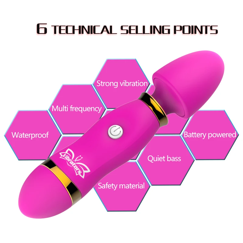 Dildo G-Spot Vibrators Super Powerful Magic Wand Vagina Stimulation Clitoris Massager Sex Toys For Women Masturbation Anal Plug Dildo G-Spot Vibrators Super Powerful Magic Wand Vagina Stimulation Clitoris Massager Sex Toys For Women Masturbation Anal Plug