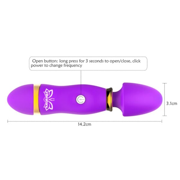 Dildo G-Spot Vibrators Super Powerful Magic Wand Vagina Stimulation Clitoris Massager Sex Toys For Women Masturbation Anal Plug