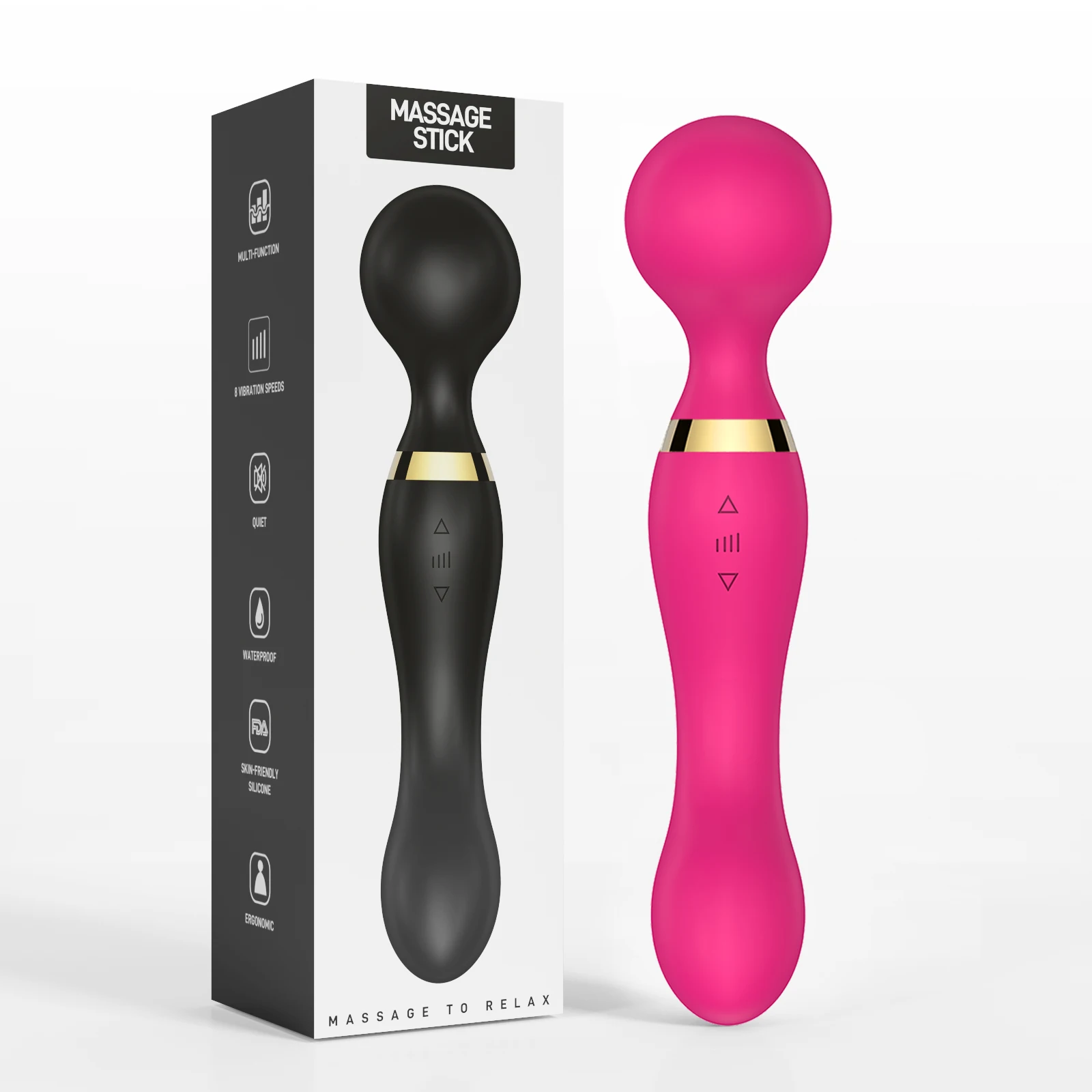 Powerful Dildo Vibrator for Women Double Heads AV Magic Wand Massager Clitoris Stimulator G Spot Female Sex Toy Adults Goods Powerful Dildo Vibrator for Women Double Heads AV Magic Wand Massager Clitoris Stimulator G Spot Female Sex Toy Adults Goods