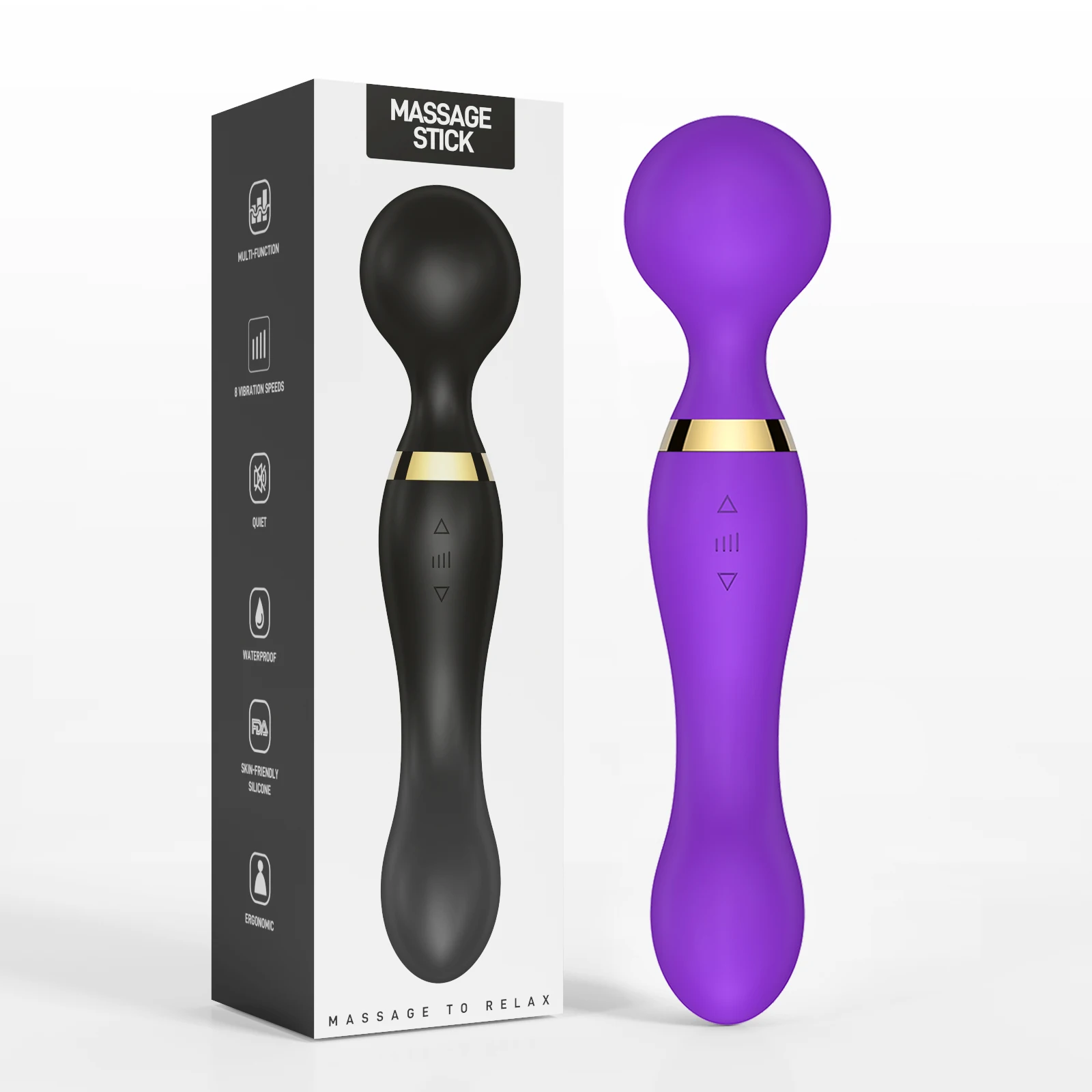 Powerful Dildo Vibrator for Women Double Heads AV Magic Wand Massager Clitoris Stimulator G Spot Female Sex Toy Adults Goods Powerful Dildo Vibrator for Women Double Heads AV Magic Wand Massager Clitoris Stimulator G Spot Female Sex Toy Adults Goods