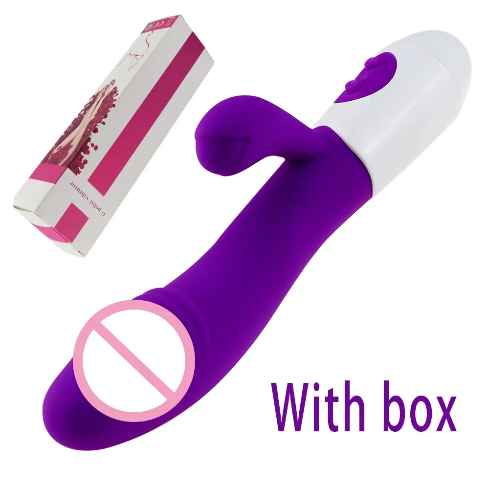 Rabbit Vibrator Sex Toys G Spot For Women Dildo Vibrators Vagina Clitori Massager Dual Vibration AV Stick Safe Sex Adult Product