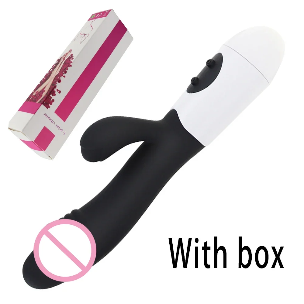 Rabbit Vibrator Sex Toys G Spot For Women Dildo Vibrators Vagina Clitori Massager Dual Vibration AV Stick Safe Sex Adult Product