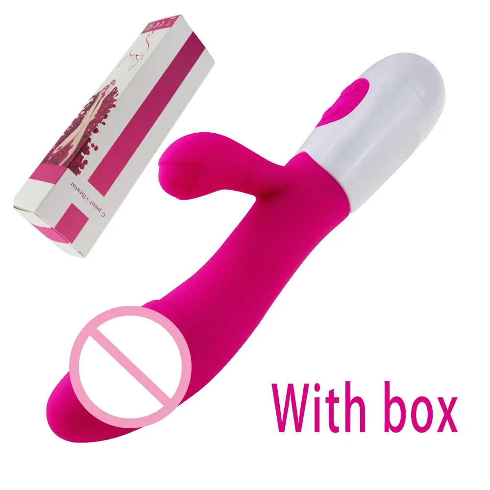 Rabbit Vibrator Sex Toys G Spot For Women Dildo Vibrators Vagina Clitori Massager Dual Vibration AV Stick Safe Sex Adult Product