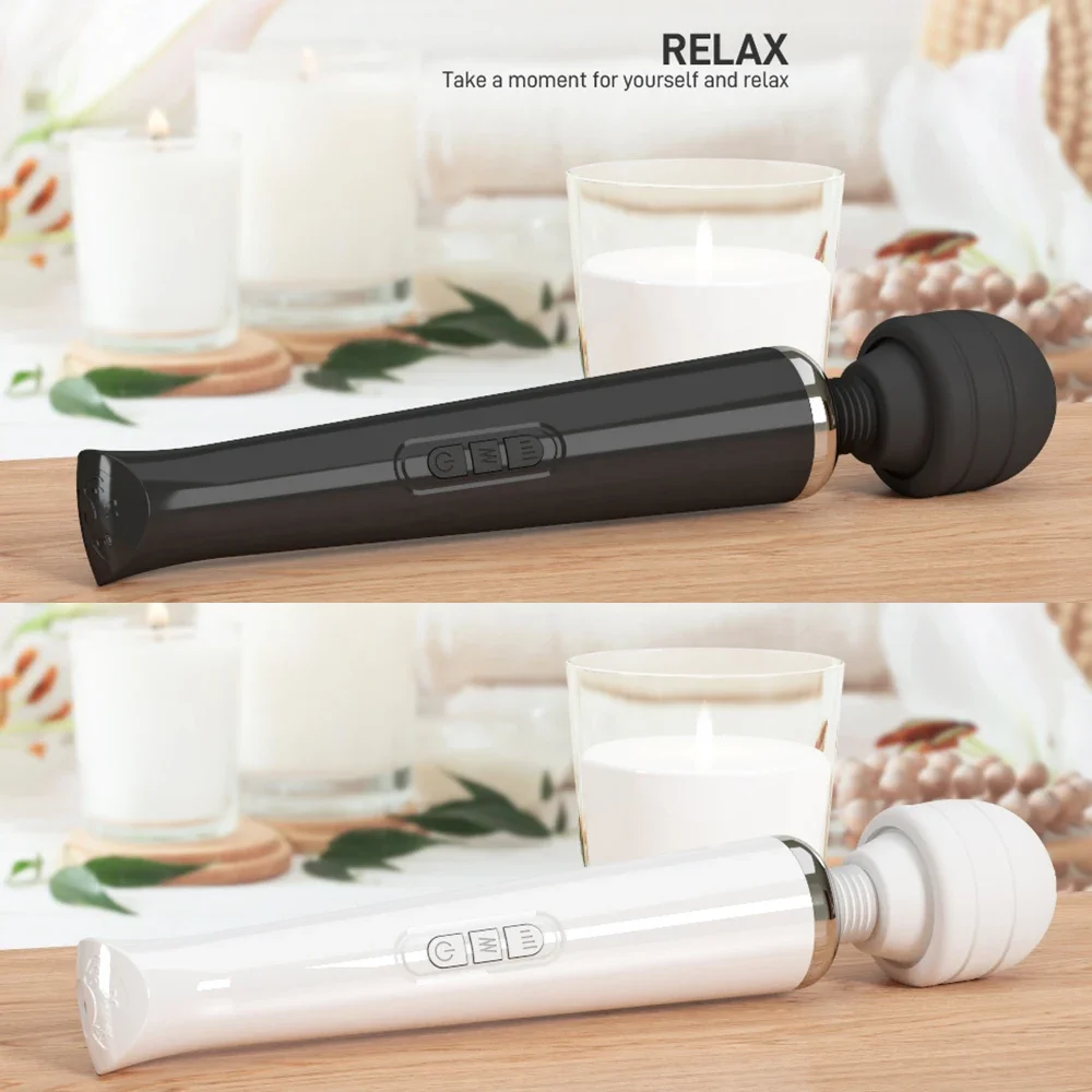 Powerful Magic Wand Vibrator for Women Erotic Big AV Stick Female G Spot Massager Clitoris Stimulator Adult Sex Toys for Female
