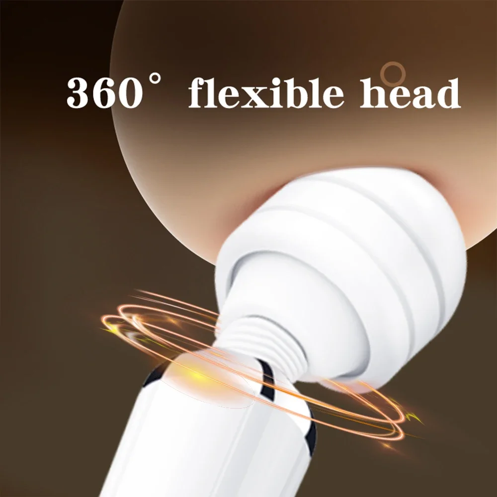 Powerful Magic Wand Vibrator for Women Erotic Big AV Stick Female G Spot Massager Clitoris Stimulator Adult Sex Toys for Female