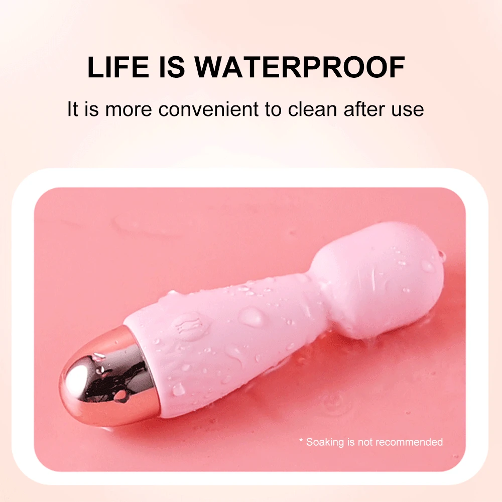10 Modes Strong Vibration Mini Vibrator Magic Stick USB Charging Massager Clitoris G-Spot Vibrators Sex Toy For Women Adults 18 10 Modes Strong Vibration Mini Vibrator Magic Stick USB Charging Massager Clitoris G-Spot Vibrators Sex Toy For Women Adults 18
