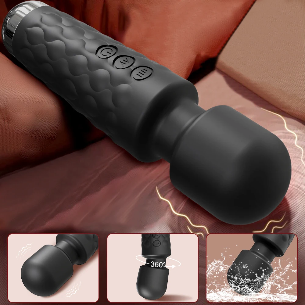20 Modes Powerful AV Vibrator Magic Wand for Women Clit Clitoris Stimulator Sex Toys Female G spot Massager Adult Erotic Product
