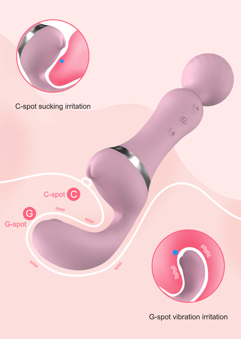 Powerful 2 in 1 AV Vibrator Female Magic Wand Clitoris Stimulator USB Recharge 20 Modes G Spot Massager Sex Toys Dildo for Women Powerful 2 in 1 AV Vibrator Female Magic Wand Clitoris Stimulator USB Recharge 20 Modes G Spot Massager Sex Toys Dildo for Women