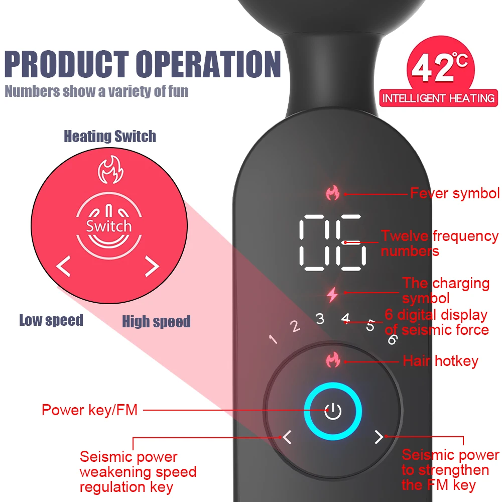 Wireless Dildo AV Vibrators Magic Wand for Women Clitoris Stimulator 72 Frequency Strong Motor Massager Goods Sex Toys for Adult Wireless Dildo AV Vibrators Magic Wand for Women Clitoris Stimulator 72 Frequency Strong Motor Massager Goods Sex Toys for Adult