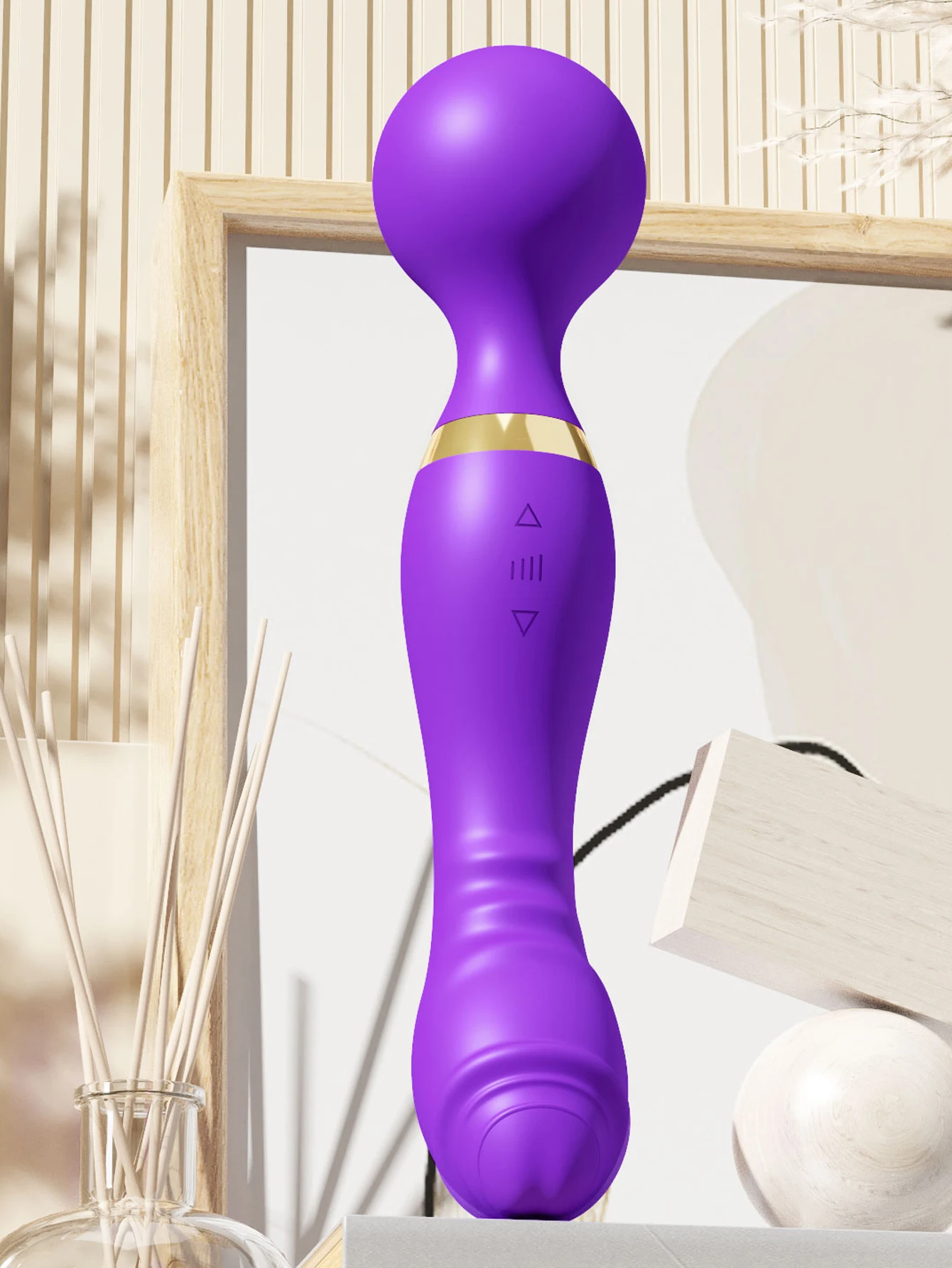 Magic Wand 20 Speeds Powerful Dildos Vibrator Dual Motor Large G-Spot AV Massager Clitoris Stimulator for Female Adults Sex Toys