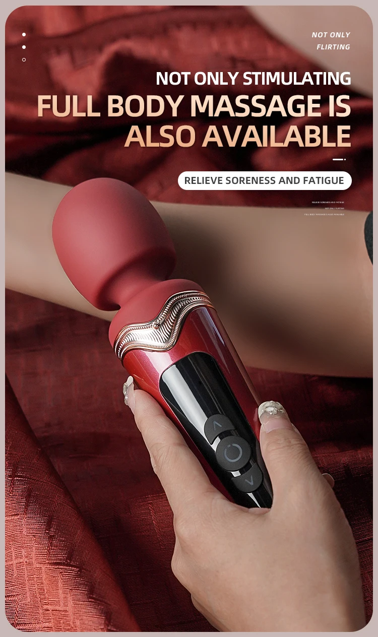 Powerful Magic Wand Vibrators Stimulation G Spot Nipple Clitoral Massager Vaginal Masturbator Female Masturbator Sex Toys