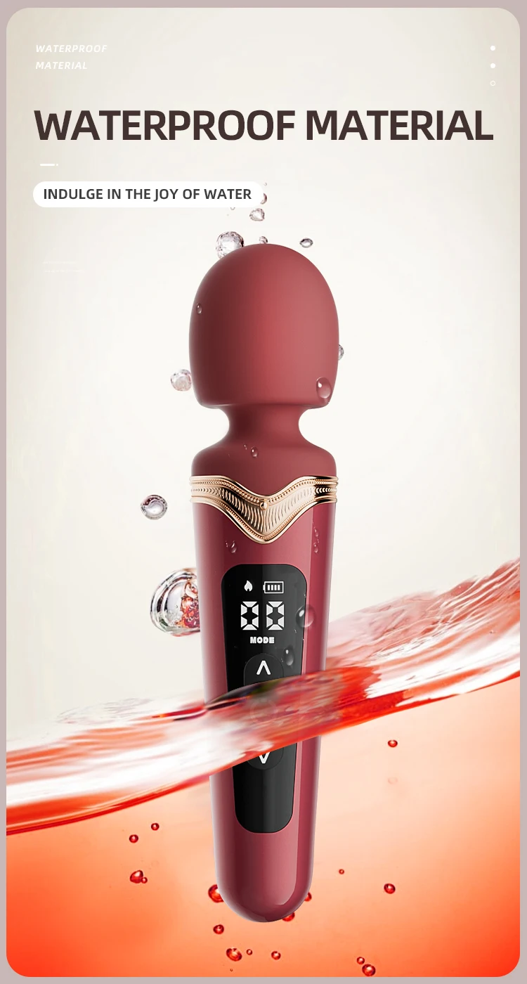 Powerful Magic Wand Vibrators Stimulation G Spot Nipple Clitoral Massager Vaginal Masturbator Female Masturbator Sex Toys