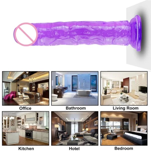 Realistic Cock Dildos Vibrating Penetration Strap On Dildo Vibrator Sex Toy For Women Silicone Sexy Penis Anal Butt Plug