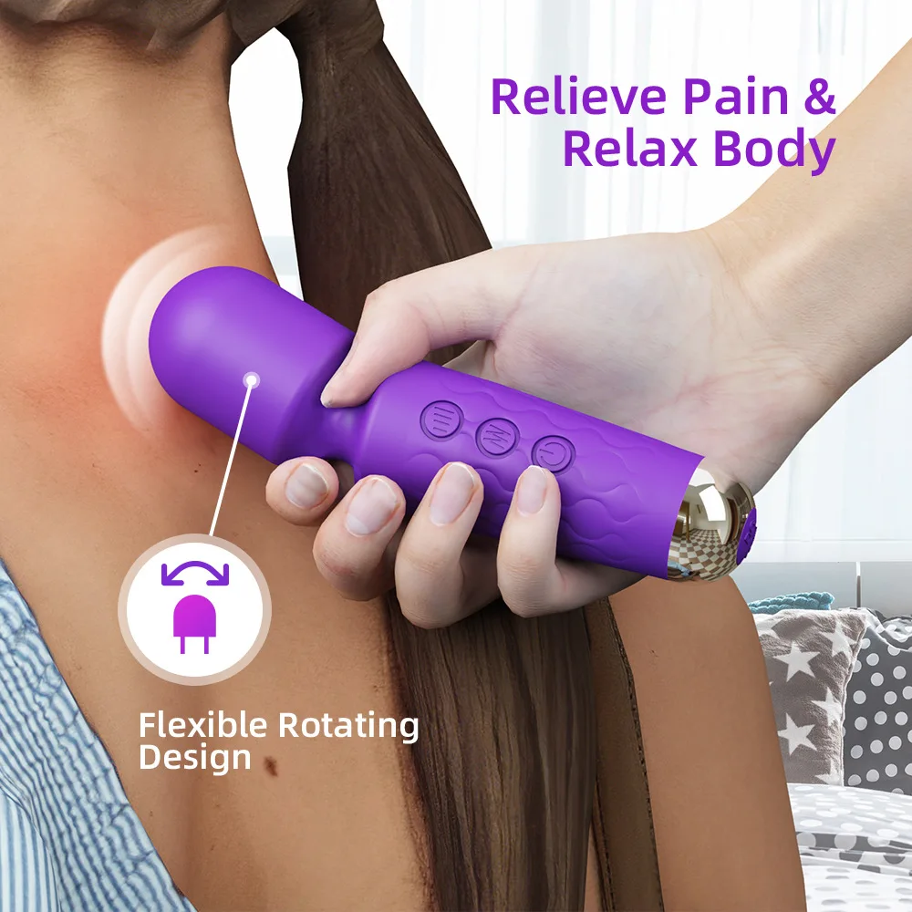 Mini 10 Speed AV Vibrators Magic Wand Vibrators Clitoral Stimulators Vaginal G-spot Massagers Women's Masturbators Sex Toys
