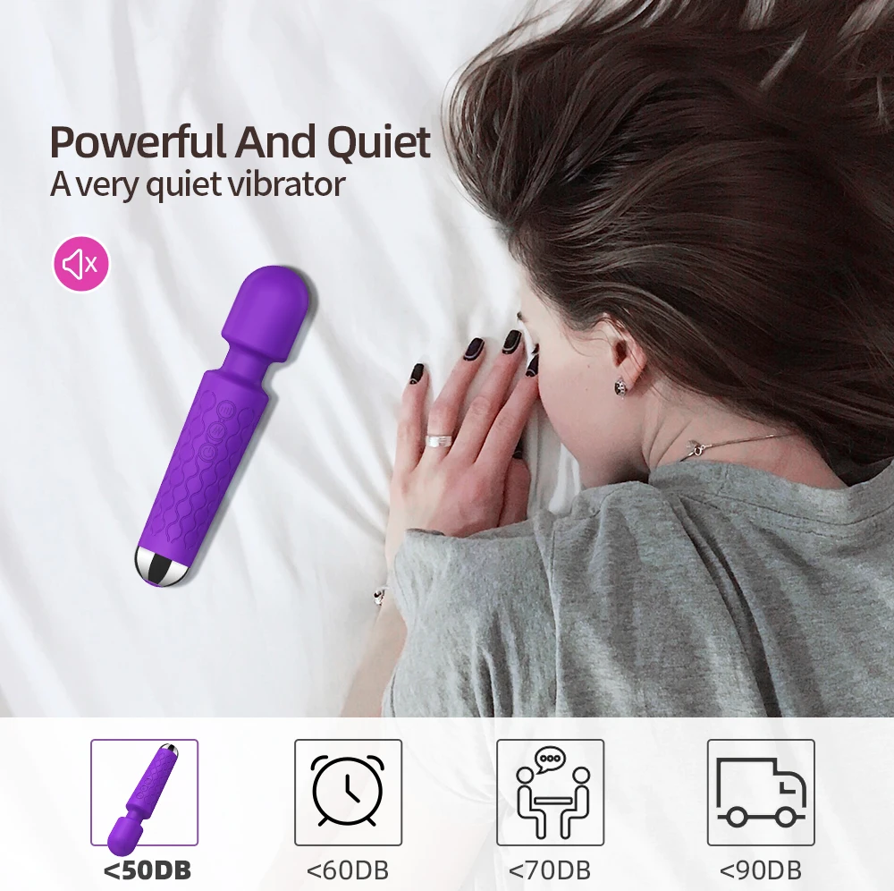 Mini 10 Speed AV Vibrators Magic Wand Vibrators Clitoral Stimulators Vaginal G-spot Massagers Women's Masturbators Sex Toys