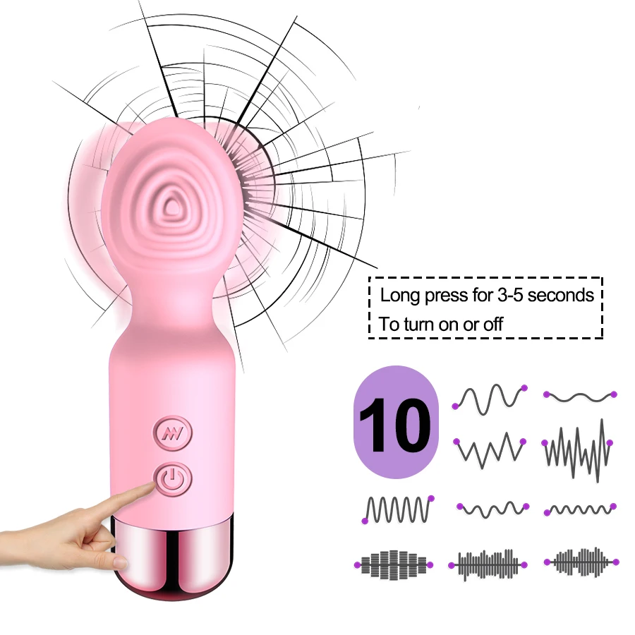 10 Speeds Powerful AV Vibrator Magic Wand Clitoris Stimulator Sex Toys for Women G spot Massager Adult Female Sex Erotic Product 10 Speeds Powerful AV Vibrator Magic Wand Clitoris Stimulator Sex Toys for Women G spot Massager Adult Female Sex Erotic Product