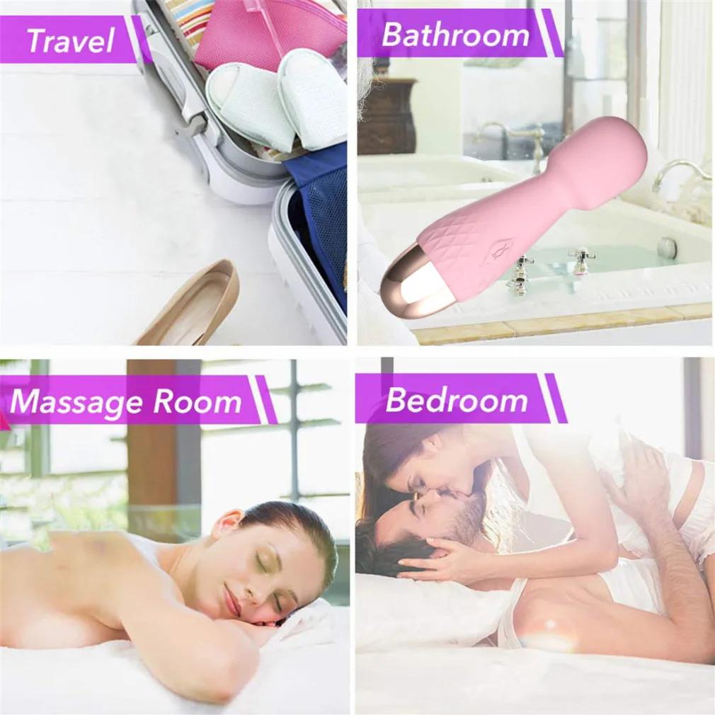 Wand Massager Jumping Egg Bullet Vibrator G-spot Nipple Clitoris Stimulator Adult Sex Toys for Women Dildo Masturbator Sex Shop