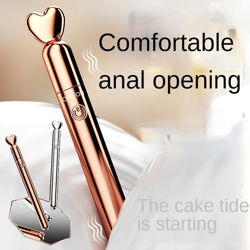 Metal Flirting Stick Vibrator For Couple Women Clitoris Stimulator Vibrating Plug Anal Sex Toy For Beginners Anus Openner