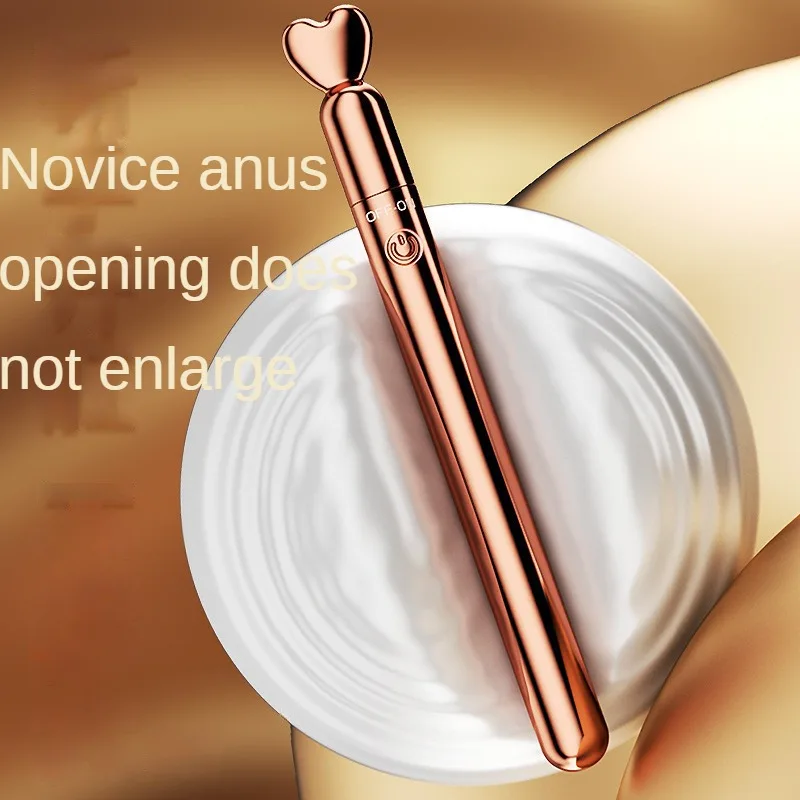 Metal Flirting Stick Vibrator For Couple Women Clitoris Stimulator Vibrating Plug Anal Sex Toy For Beginners Anus Openner