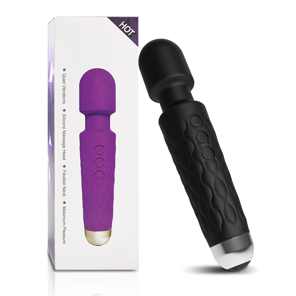 AV Vibrator Wand Sex Toys for Women 20 Powerful Patterns G Spot Clitoris Stimulation Massager Personal Masturbator Erotic Goods AV Vibrator Wand Sex Toys for Women 20 Powerful Patterns G Spot Clitoris Stimulation Massager Personal Masturbator Erotic Goods