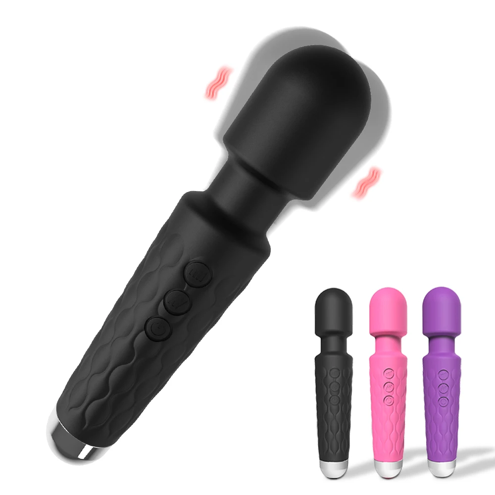 AV Vibrator Wand Sex Toys for Women 20 Powerful Patterns G Spot Clitoris Stimulation Massager Personal Masturbator Erotic Goods AV Vibrator Wand Sex Toys for Women 20 Powerful Patterns G Spot Clitoris Stimulation Massager Personal Masturbator Erotic Goods