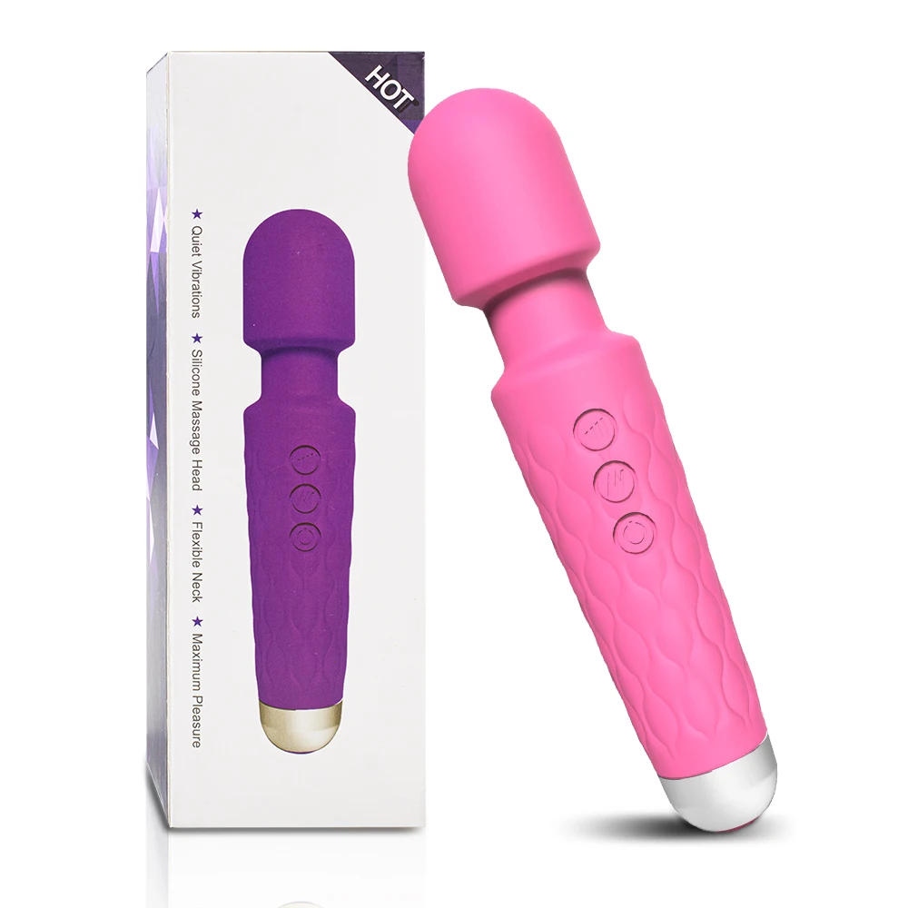 AV Vibrator Wand Sex Toys for Women 20 Powerful Patterns G Spot Clitoris Stimulation Massager Personal Masturbator Erotic Goods AV Vibrator Wand Sex Toys for Women 20 Powerful Patterns G Spot Clitoris Stimulation Massager Personal Masturbator Erotic Goods