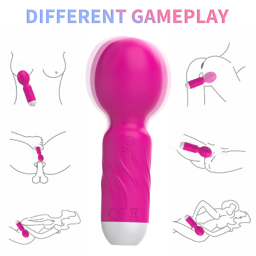 Wireless Vibrator USB Rechargeable Massager Sex Toys for Woman Masturbator Erotic AV Magic Wand Clitoris Stimulator Adult 18 Toy Wireless Vibrator USB Rechargeable Massager Sex Toys for Woman Masturbator Erotic AV Magic Wand Clitoris Stimulator Adult 18 Toy