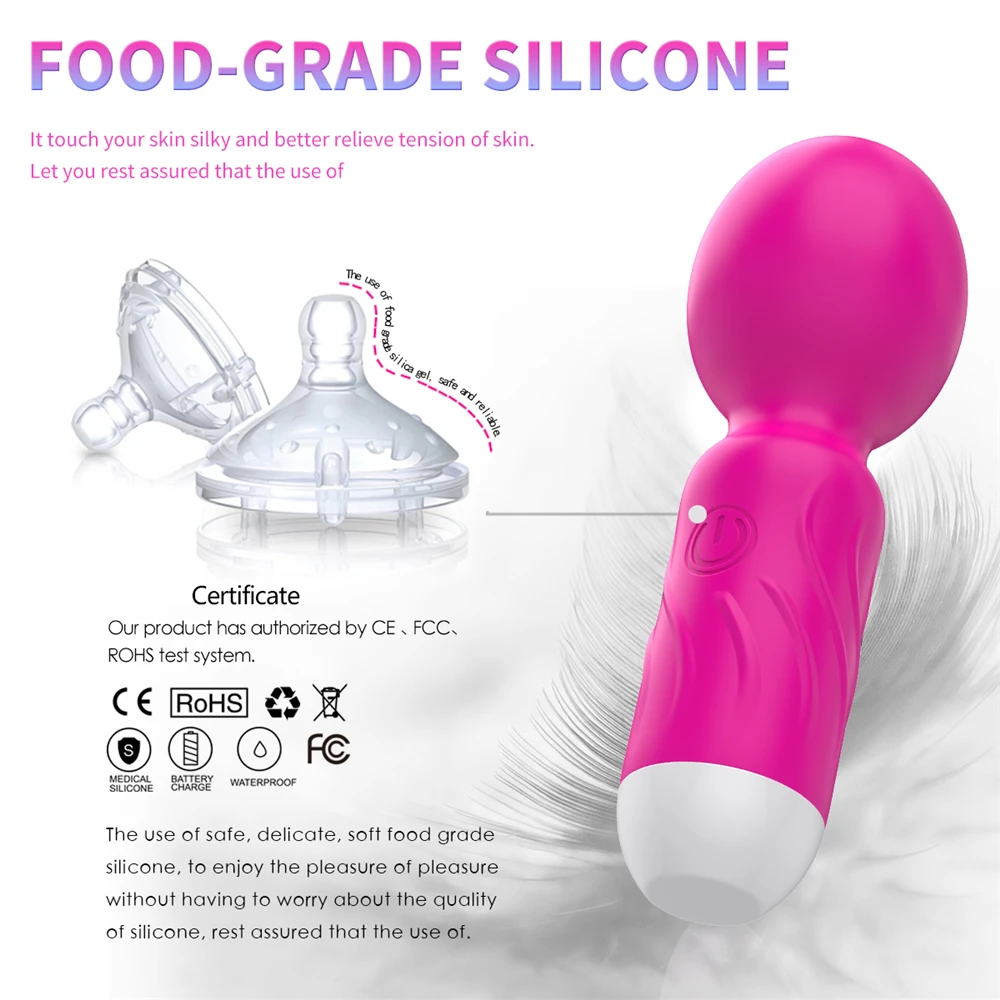 Wireless Vibrator USB Rechargeable Massager Sex Toys for Woman Masturbator Erotic AV Magic Wand Clitoris Stimulator Adult 18 Toy Wireless Vibrator USB Rechargeable Massager Sex Toys for Woman Masturbator Erotic AV Magic Wand Clitoris Stimulator Adult 18 Toy