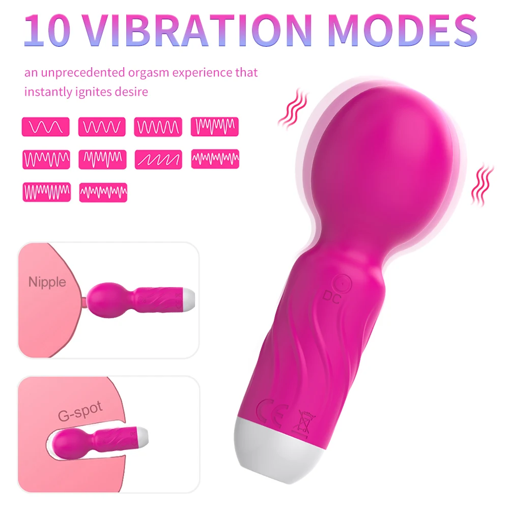 Wireless Vibrator USB Rechargeable Massager Sex Toys for Woman Masturbator Erotic AV Magic Wand Clitoris Stimulator Adult 18 Toy Wireless Vibrator USB Rechargeable Massager Sex Toys for Woman Masturbator Erotic AV Magic Wand Clitoris Stimulator Adult 18 Toy