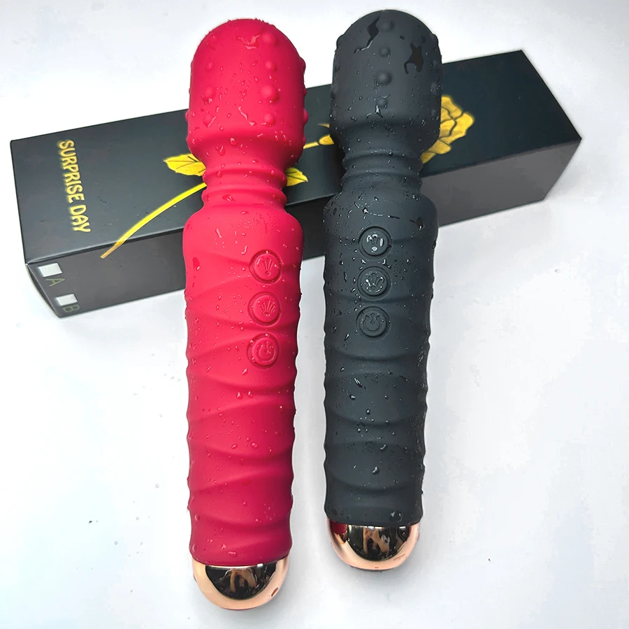 Powerful Thrusting Dildos Vibrator Three motors silicone Telescopic plus vibration large size Wand Massager Sex Toy For Couple